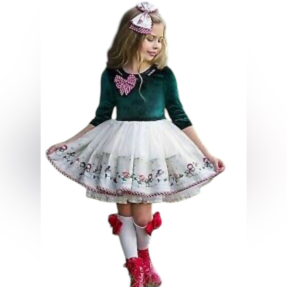 DollCake vintage Christmas treats for Santa dress for girls